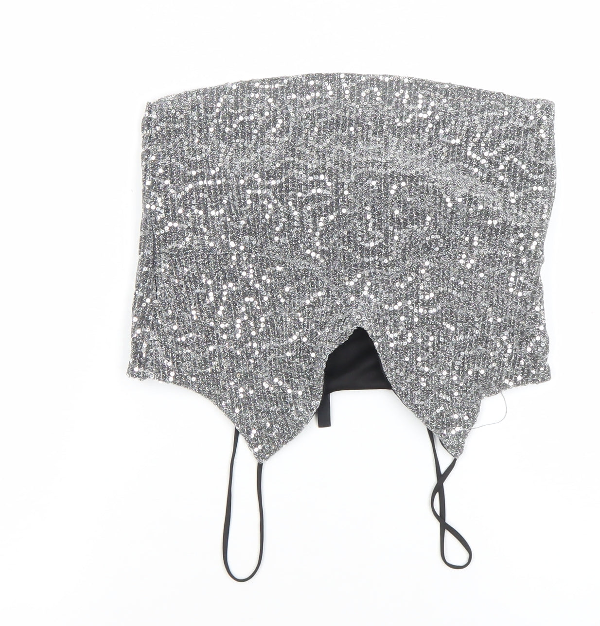 Vero Moda Women’s Silver Sequin Camisole Tank Top XS Party Wear