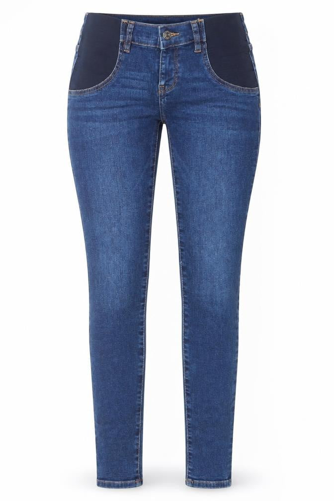 Mango Women’s Blue Skinny Maternity Jeans Size 6 Stretch Denim