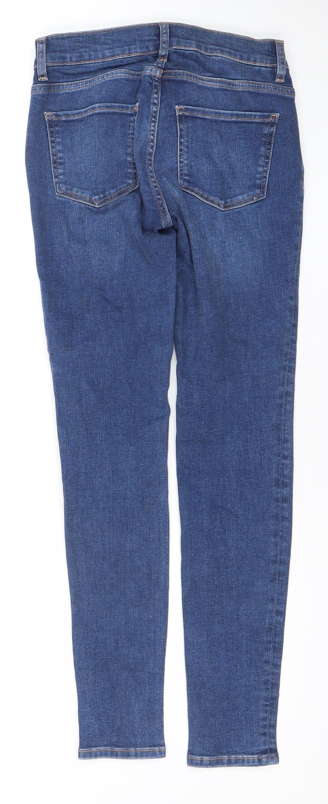 MNG Women’s Blue Skinny Maternity Jeans Size 6 Stretch Denim