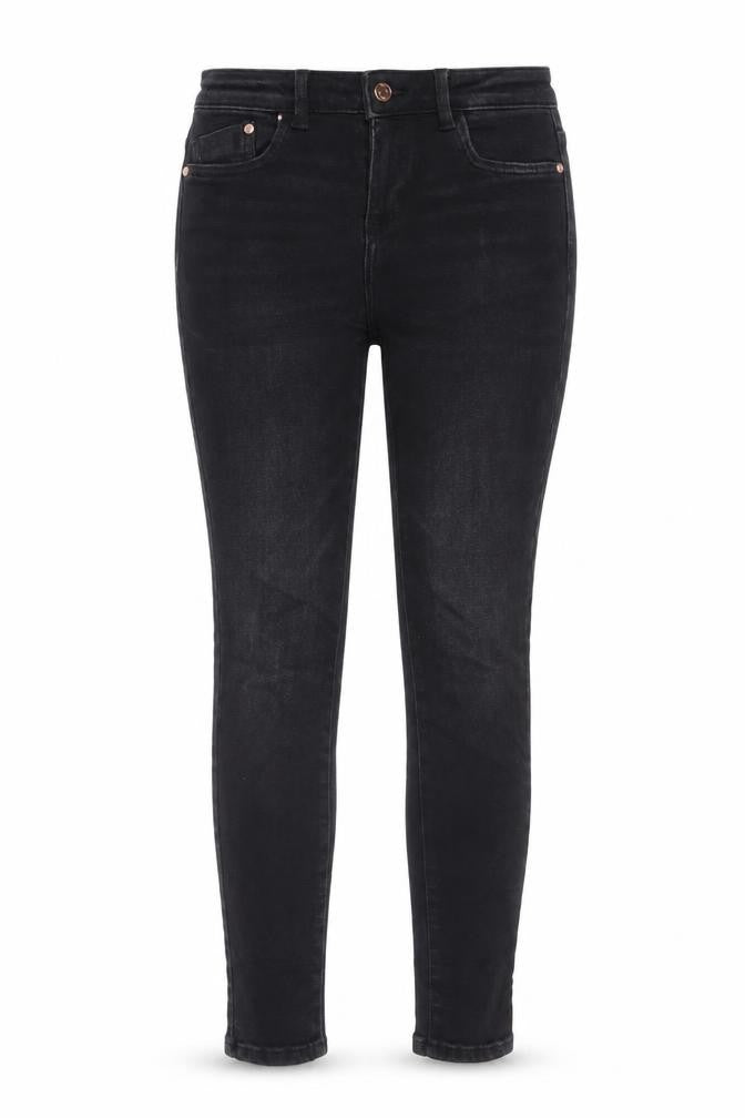 Zara Womens Black Skinny Jeans Size 8 Slim Fit Mid Rise Denim