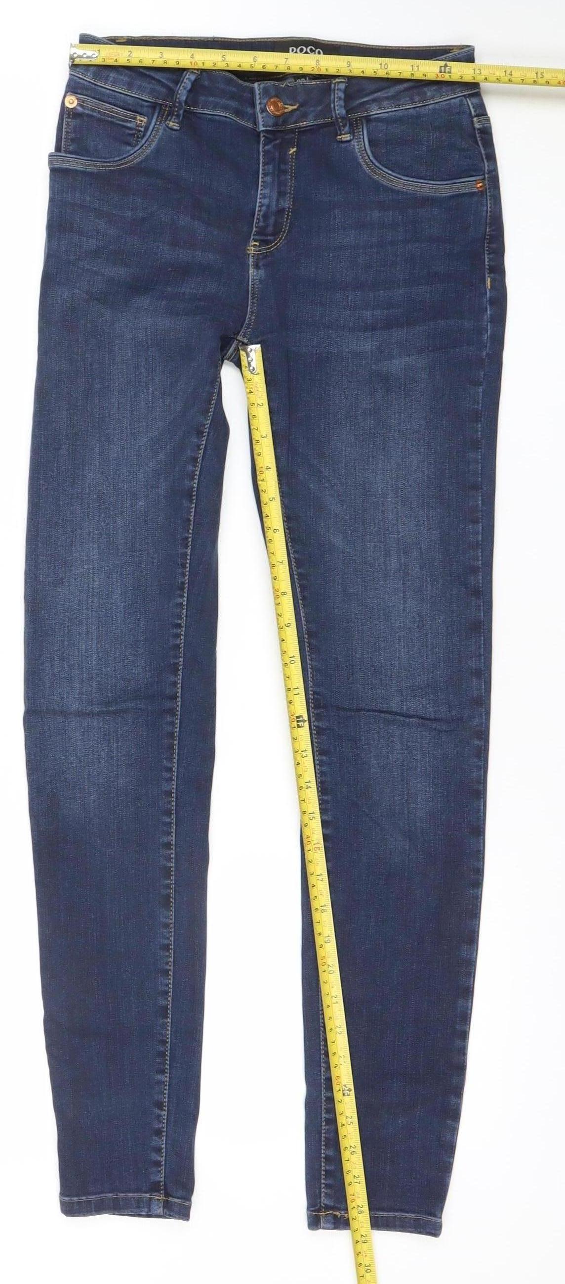 POCO by Pippa Women's Blue Skinny Jeans Size 8R The Slimmer