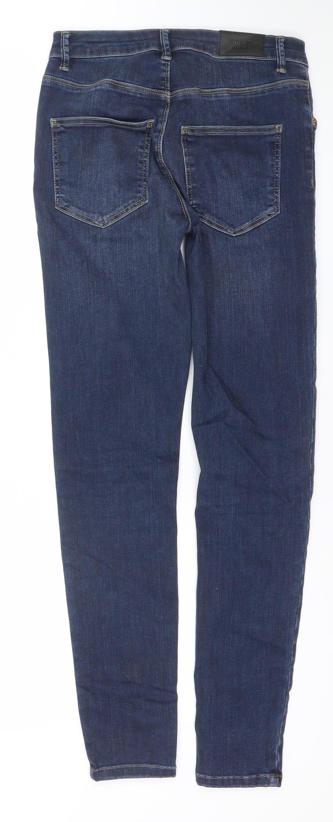 POCO by Pippa Women's Blue Skinny Jeans Size 8R The Slimmer