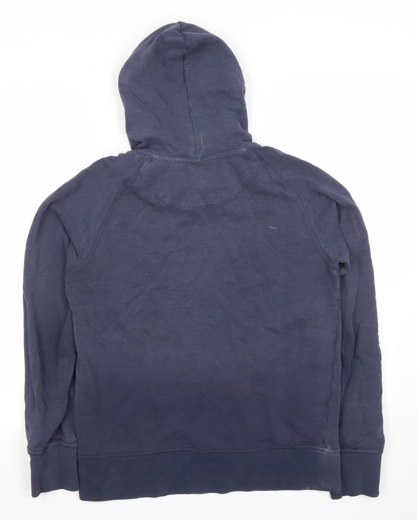 Canterbury Women’s Navy Hoodie Size 14 Cotton Pullover Embroidered Logo