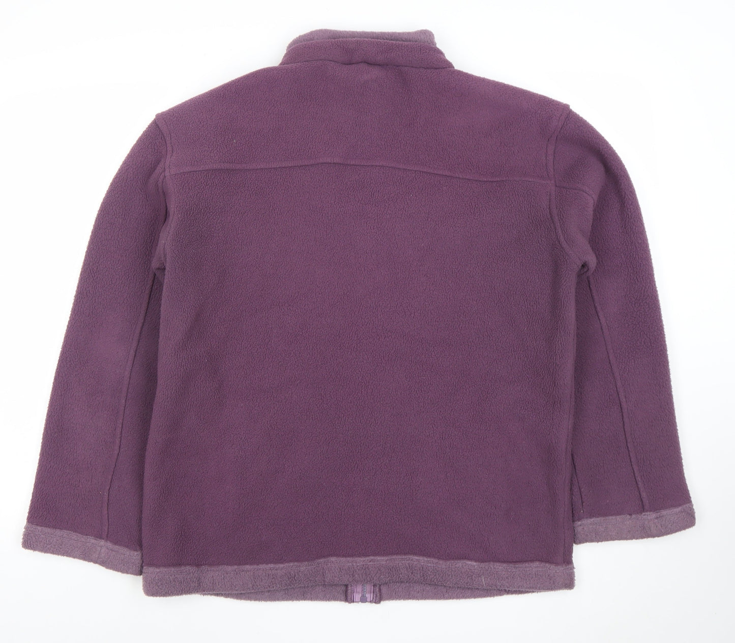 Tayberry Company Womens Purple Fleece Full Zip Jacket Size M