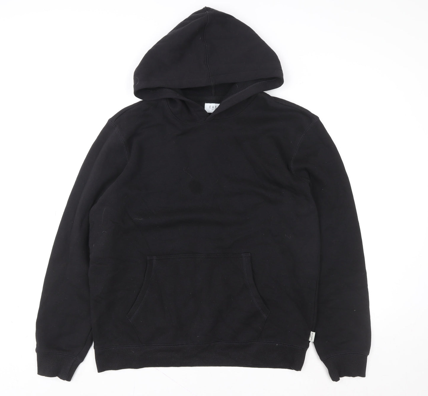 Easy Women’s Black Pullover Hoodie Large Cotton Blend Casual
