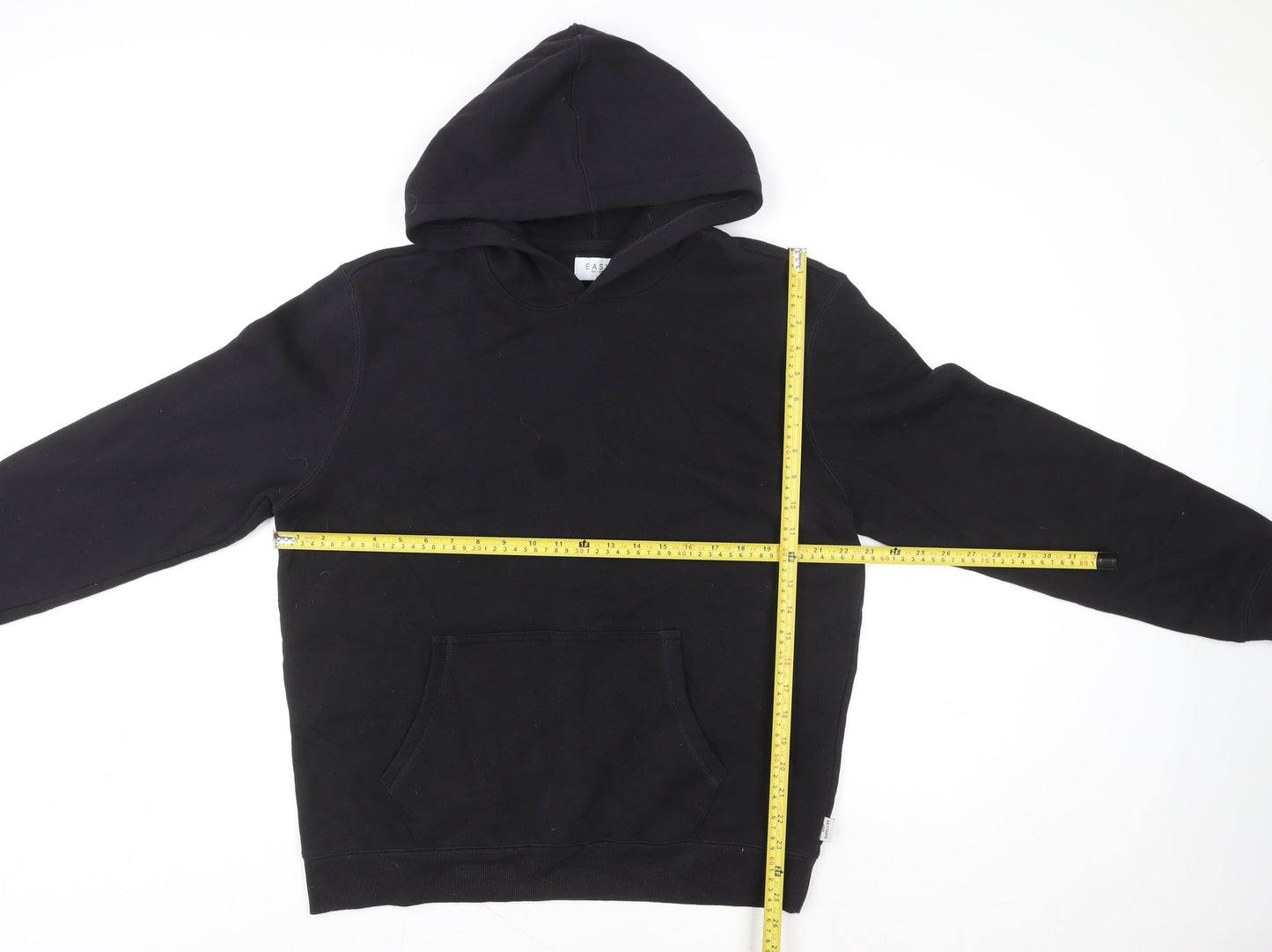 Easy Women’s Black Pullover Hoodie Large Cotton Blend Casual
