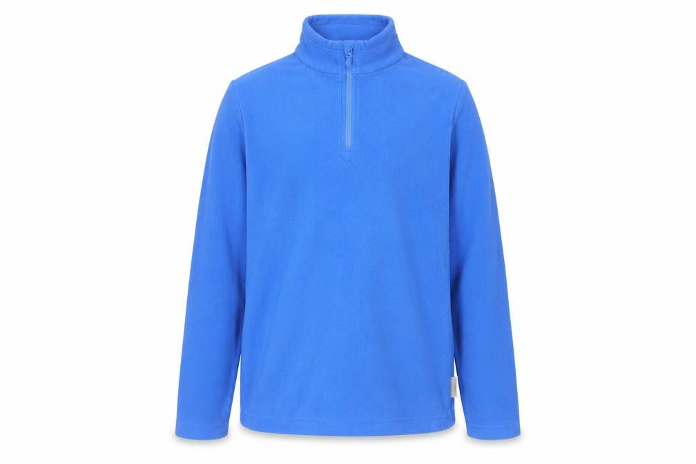 Quechua Boys Blue Fleece 1/4 Zip Sweatshirt 12 Years Lightweight Pullover