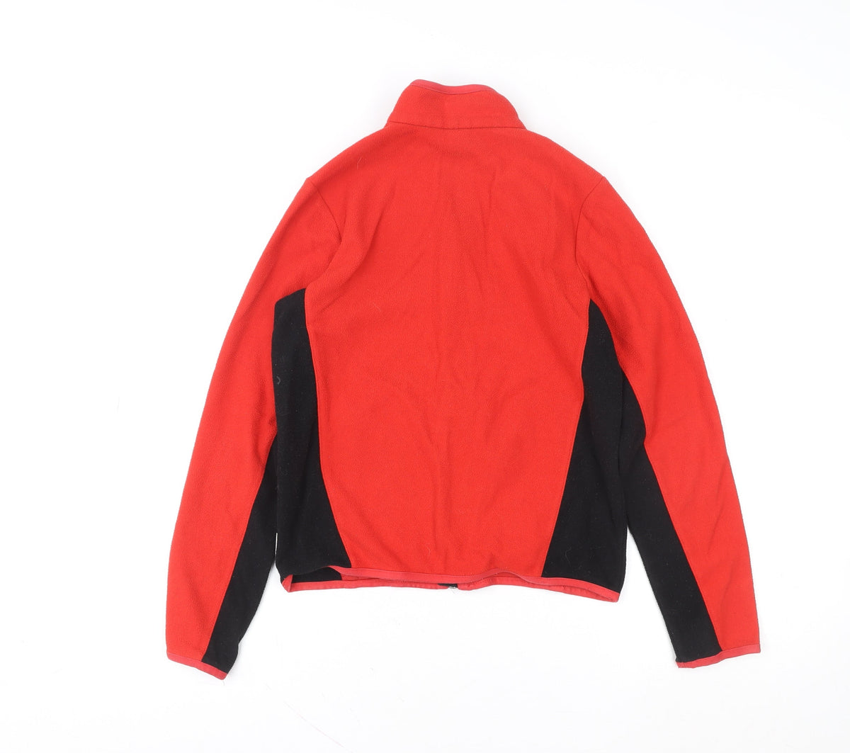 Quechua Boys Red Full Zip Fleece Sweatshirt 12 Years Hiking Outdoor
