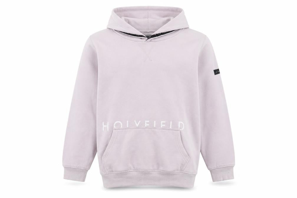 Holyfield Girls Beige Pullover Hoodie 10-12 Years Fleece Cotton Blend