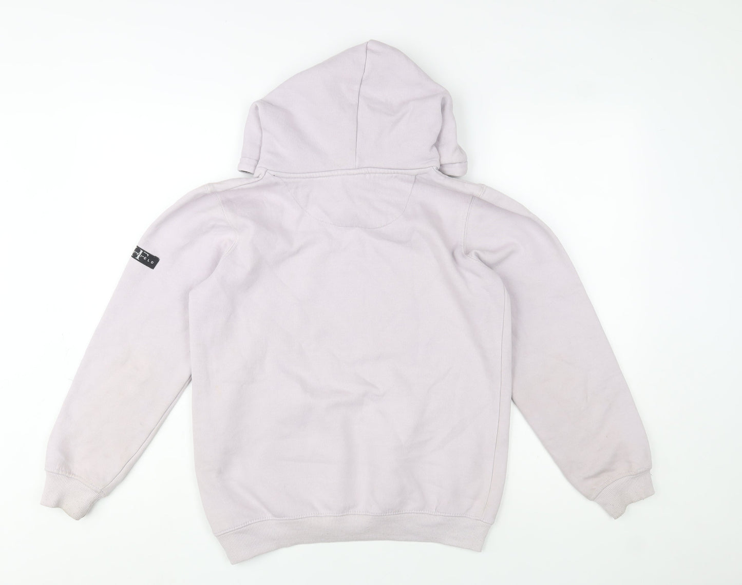 Holyfield Girls Beige Pullover Hoodie 10-12 Years Fleece Cotton Blend