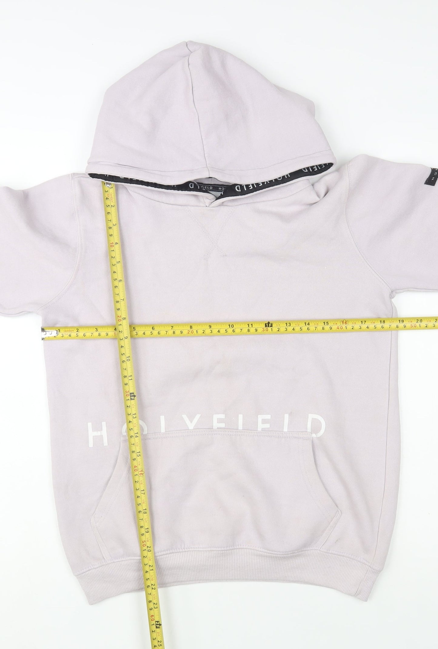 Holyfield Girls Beige Pullover Hoodie 10-12 Years Fleece Cotton Blend