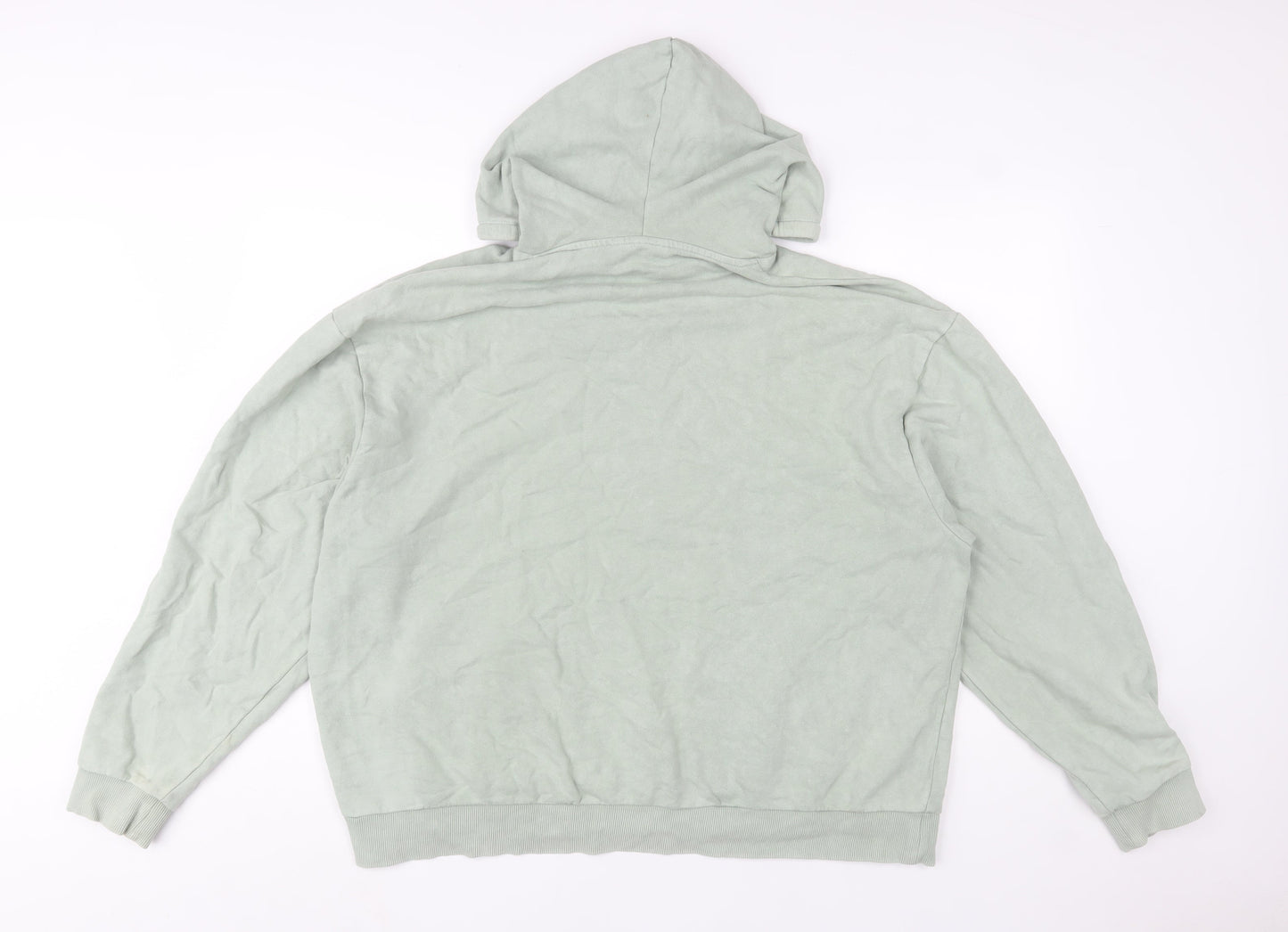 ASOS Design Women’s Green Hoodie UK 10 Cotton Pullover
