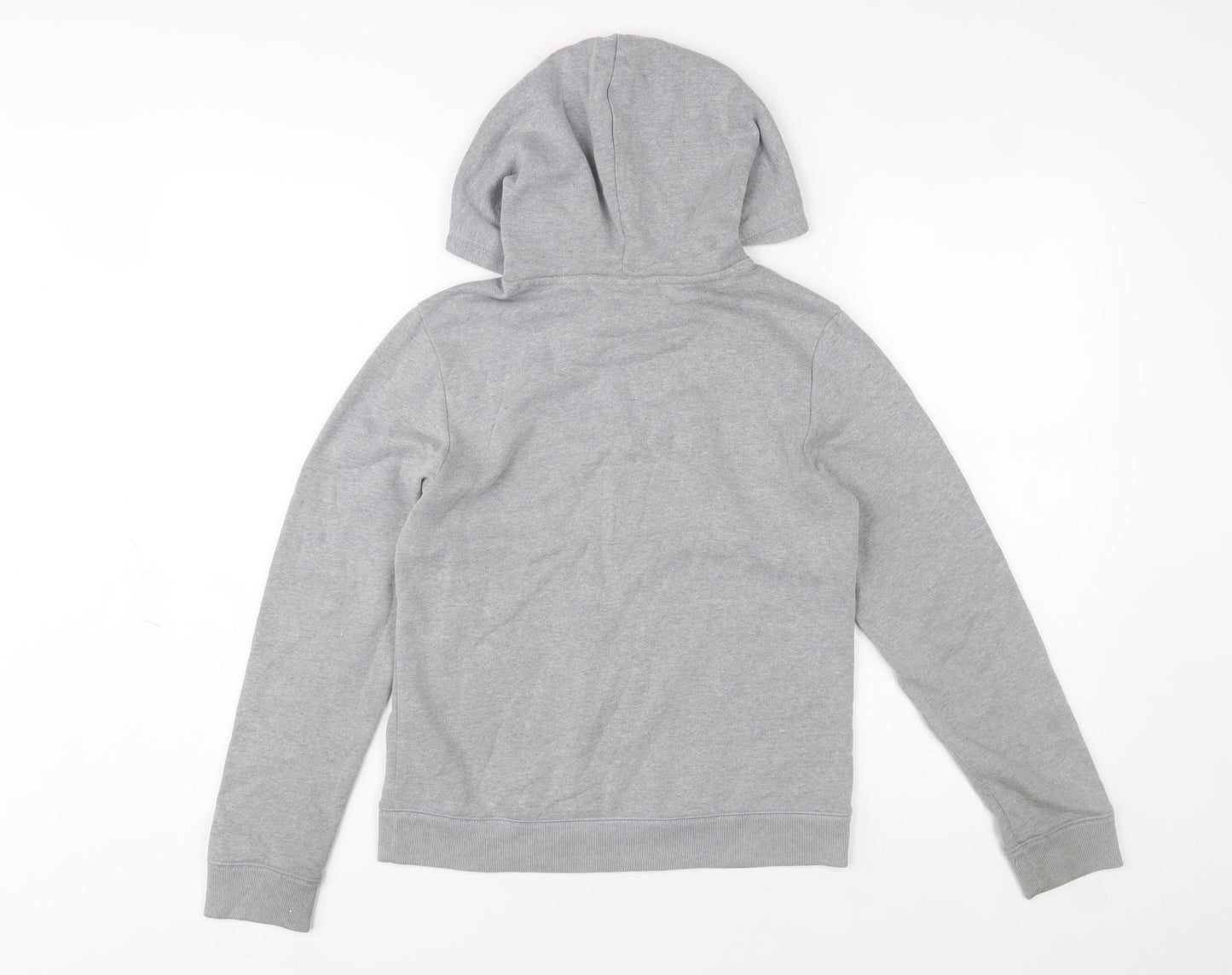 Under Armour Boys Grey Pullover Hoodie 13-14 Years Fleece ColdGear