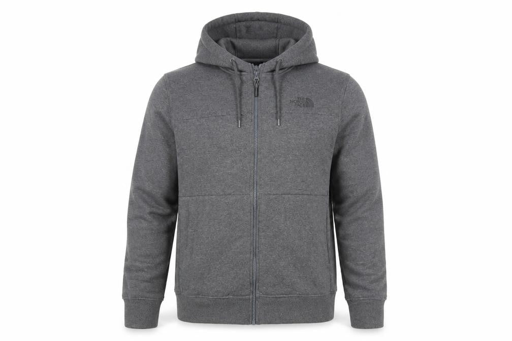 The North Face Men's Grey M Full Zip Hooded Track Jacket