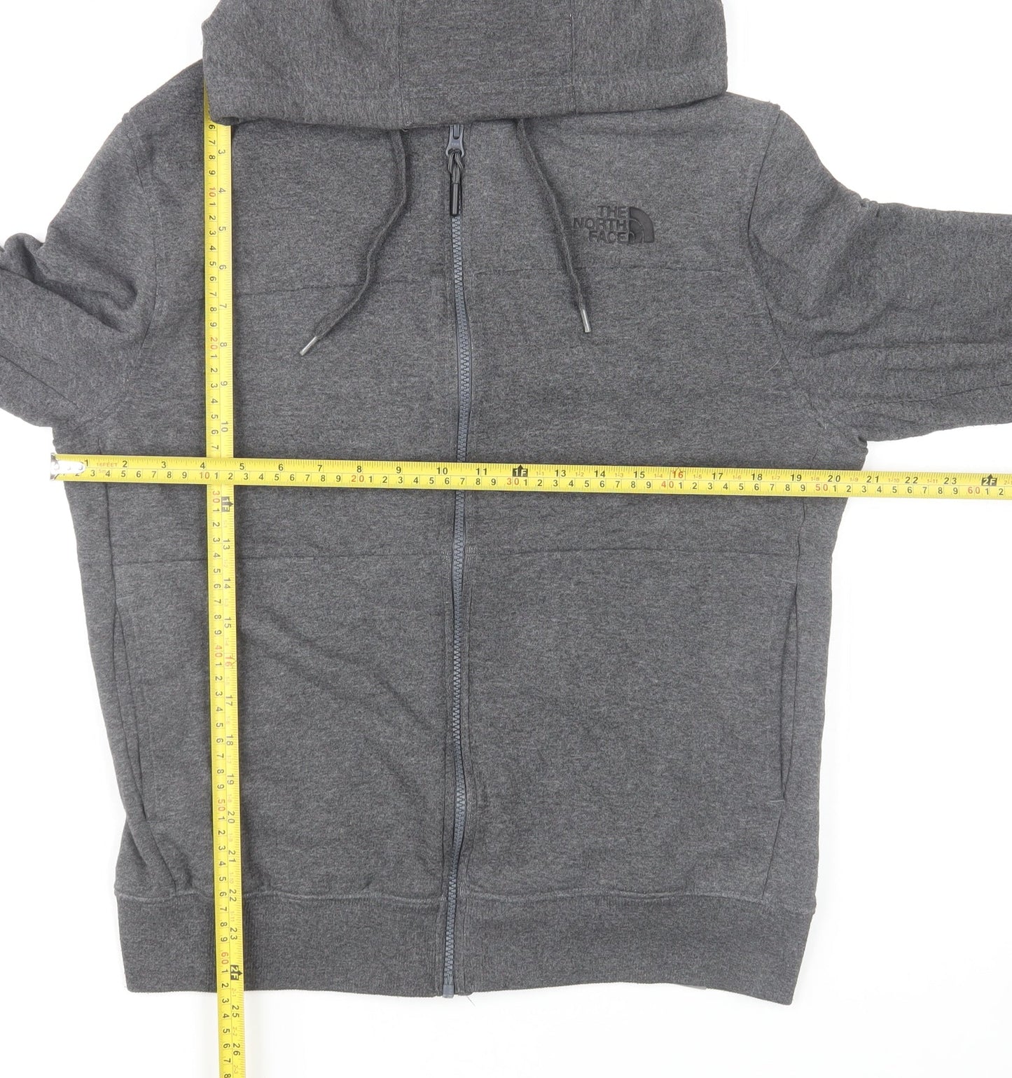 The North Face Men's Grey M Full Zip Hooded Track Jacket