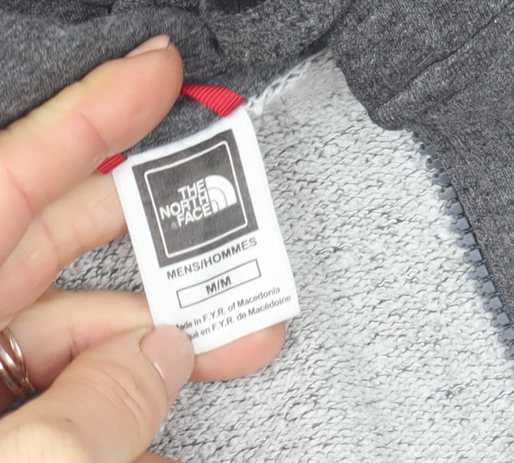 The North Face Men's Grey M Full Zip Hooded Track Jacket