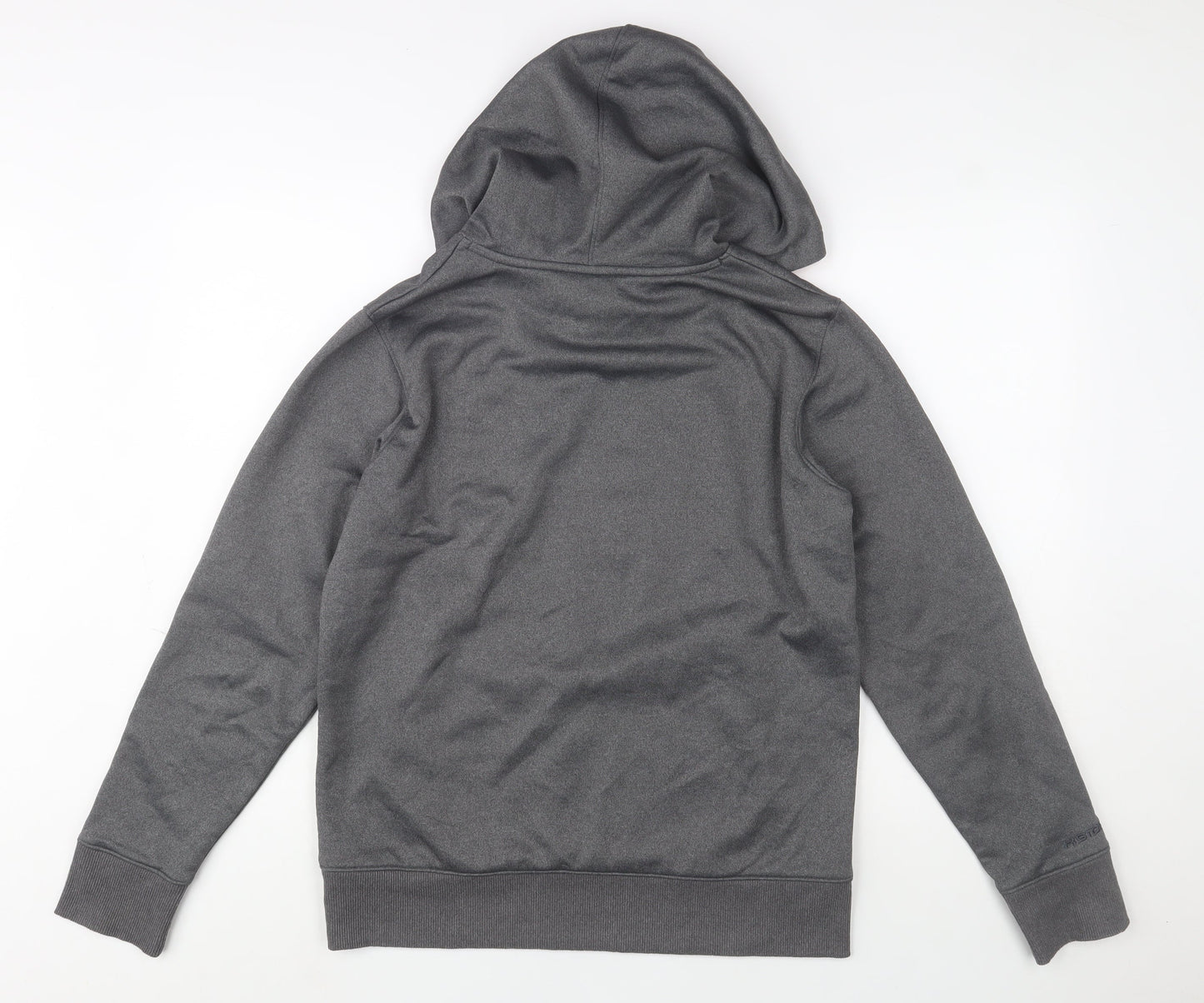 Under Armour Mens Grey Pullover Hoodie M ColdGear Logo Sportswear