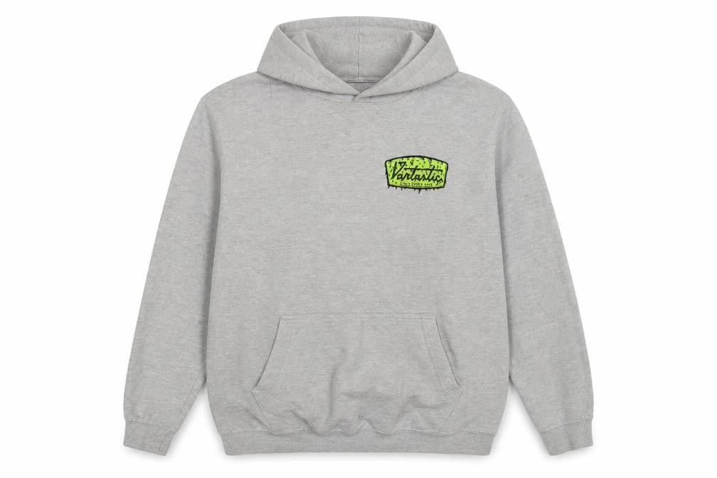 Avidsbrands Mens Grey Pullover Hoodie L Graphic Logo Sweatshirt