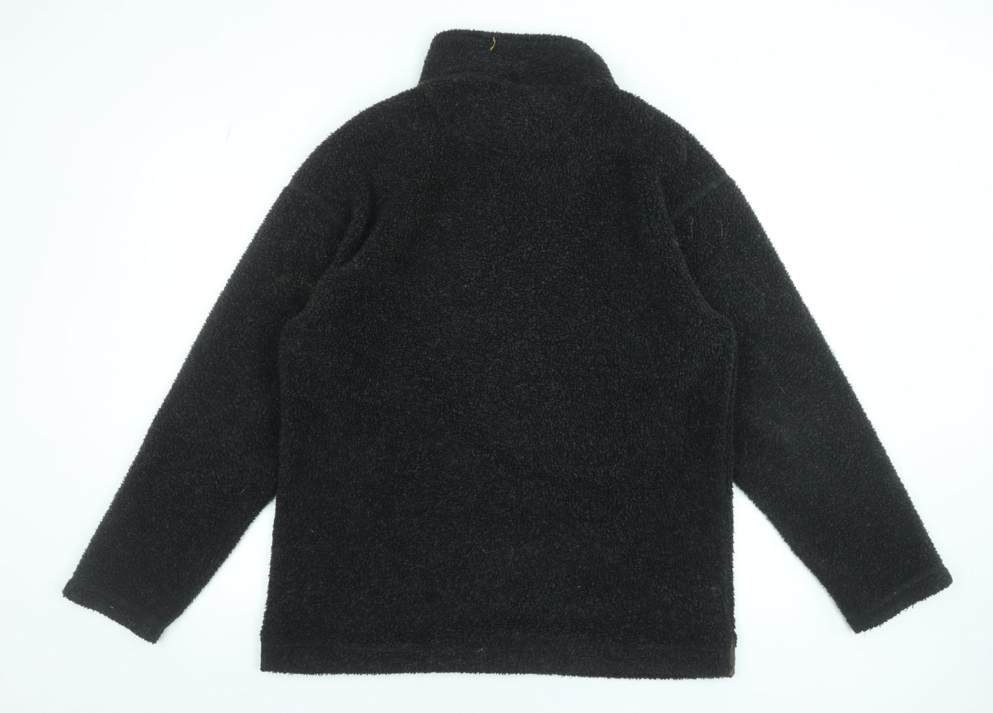 Mackays Men's Black Fleece 1/4 Zip Pullover Sweatshirt Size S