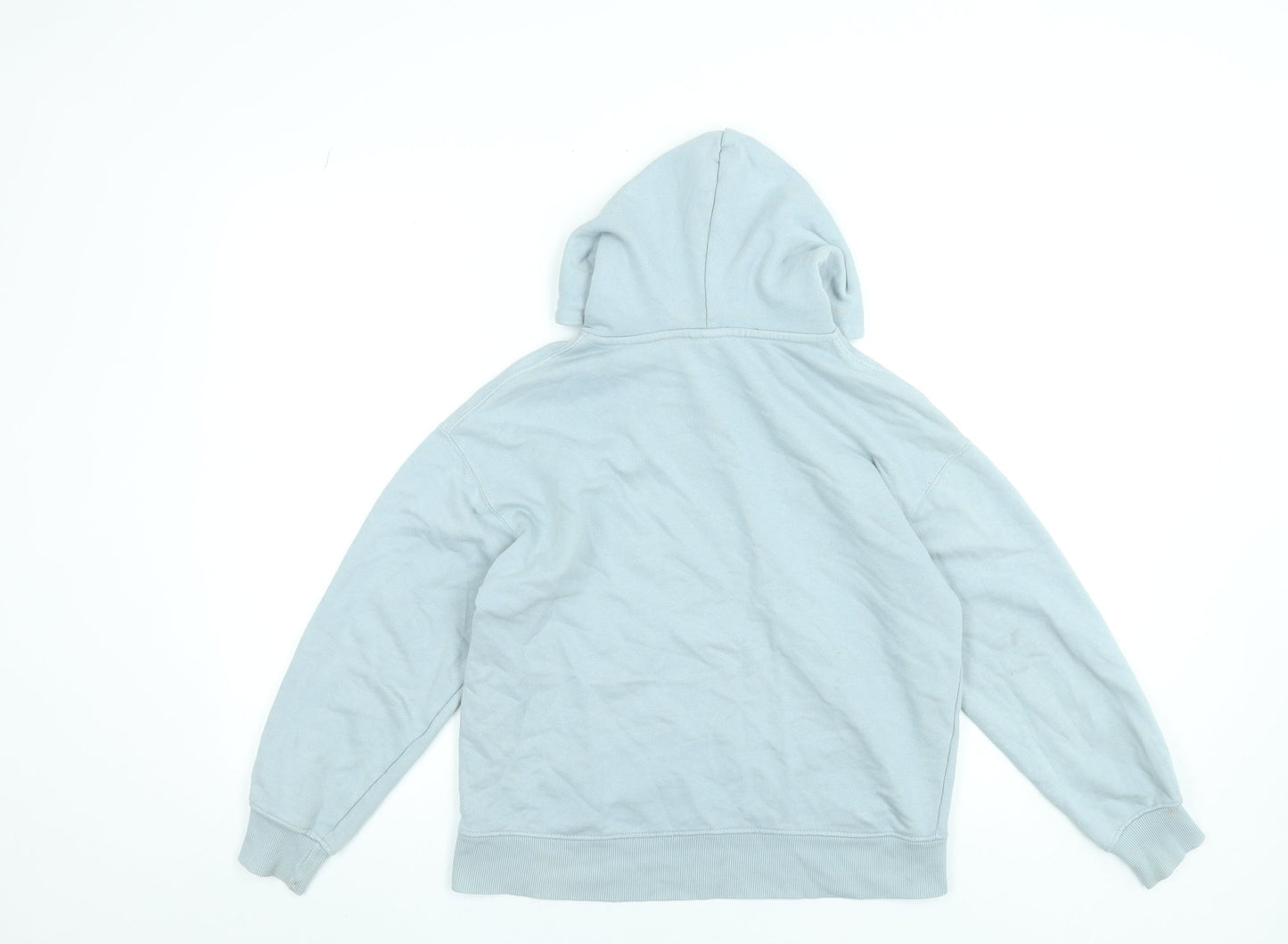 Zara Boys Light Grey Pullover Hoodie Size 11-12 Years Cotton Blend