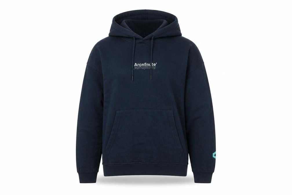 Arcminute Women’s Navy XS Pullover Hoodie 100% Cotton Casual