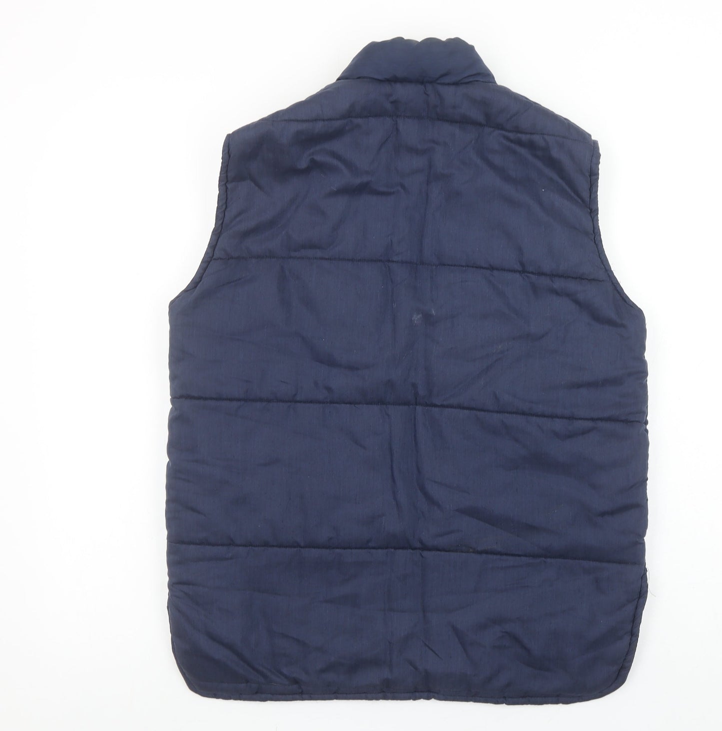 Tony Lee Men's Blue Insulated Full Zip Bodywarmer Vest Size 36