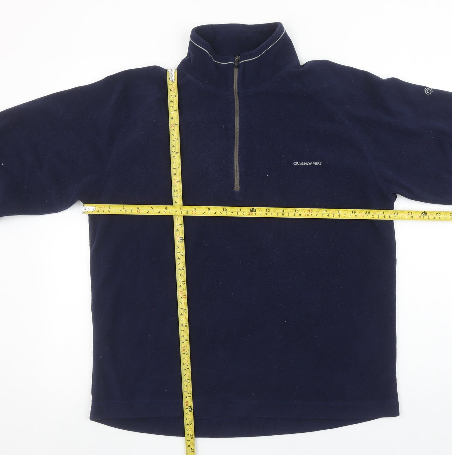 Craghoppers Men's Blue Fleece 1/2 Zip Pullover Sweatshirt Size M