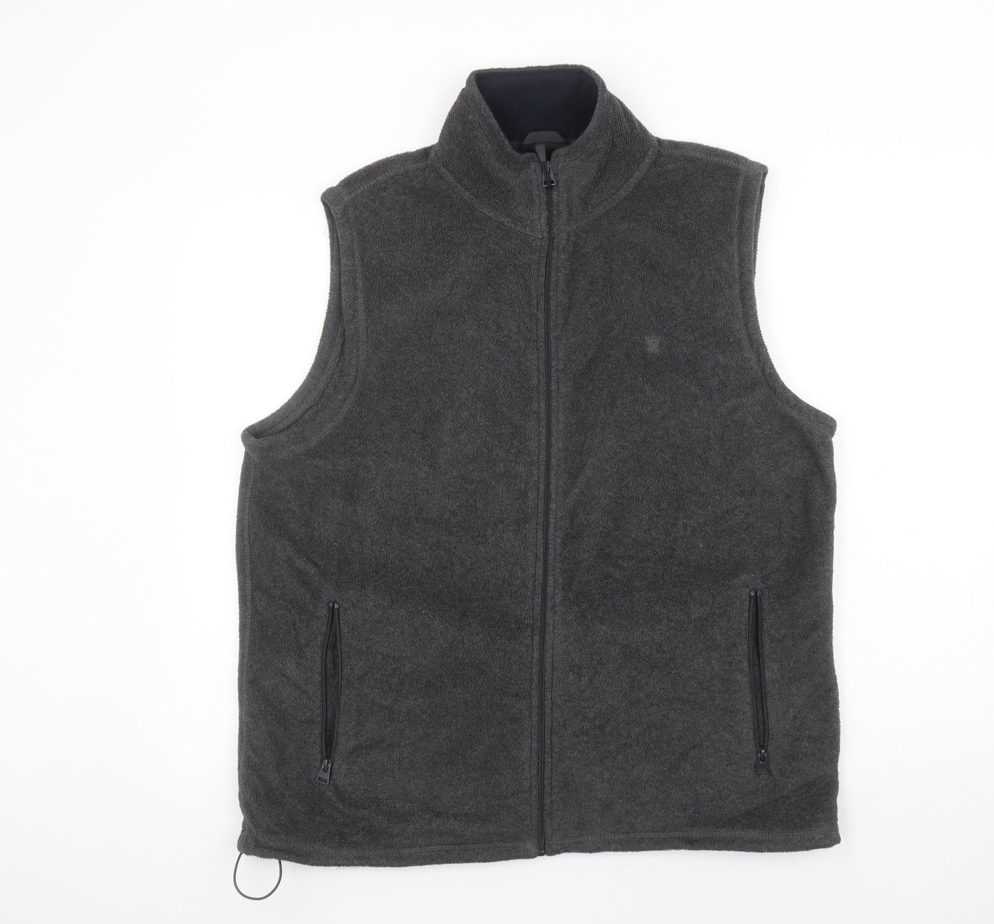 James Pringle Men's Grey Fleece Bodywarmer Waistcoat M