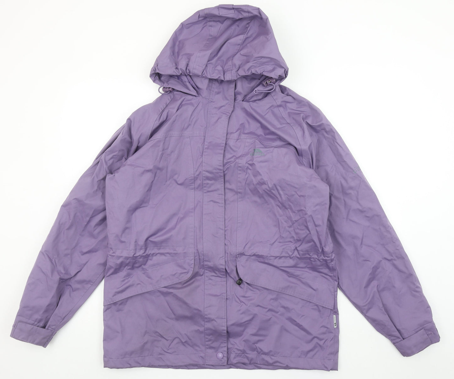 Trespass Womens Purple Waterproof Hooded Rain Jacket M