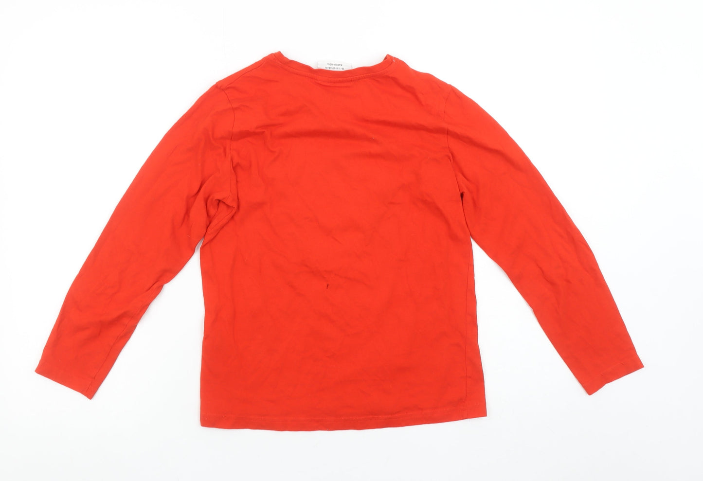 Marvel Boys Red Long Sleeve Superhero T-Shirt 10-11 Years