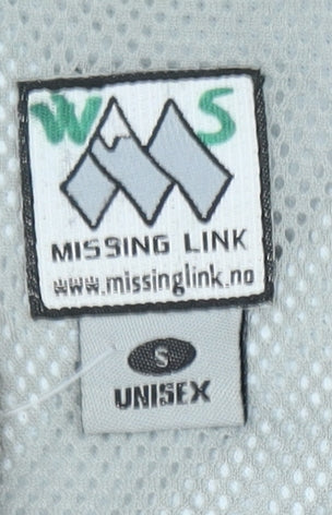 Missing Link Unisex Black S Hooded Windbreaker Jacket