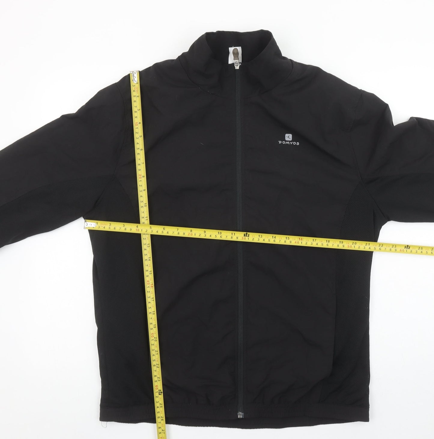 Domyos Men’s Black Softshell Lightweight Full Zip Jacket L