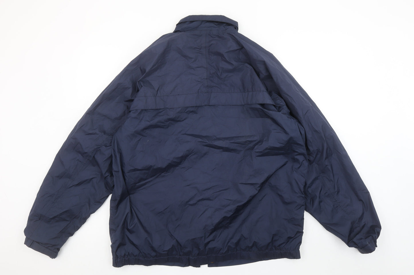 Crane Sports Men's Blue Medium Windbreaker Jacket Waterproof Lightweight