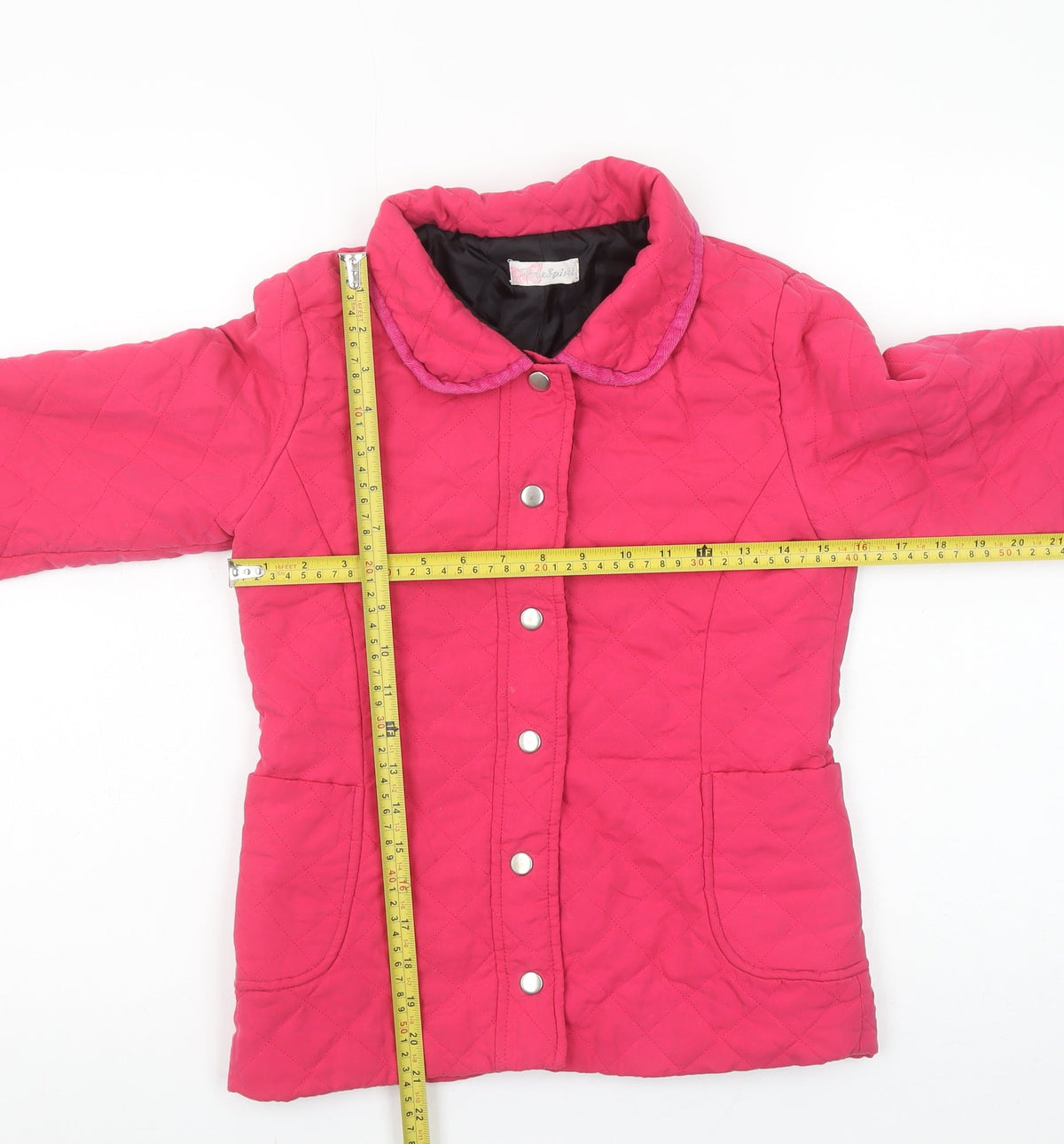 Freespirit Girls Pink Quilted Mid-Length Jacket Age 11-12 Years