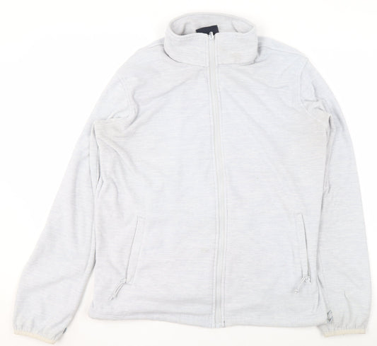 Mountain Warehouse Women's Grey Fleece Full Zip Jacket Size 16