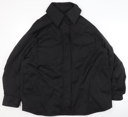 & Other Stories Men's Black L Basic Jacket Polyester Workwear