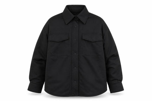 & Other Stories Men's Black L Basic Jacket Polyester Workwear