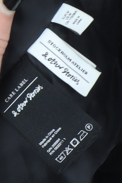 & Other Stories Men's Black L Basic Jacket Polyester Workwear