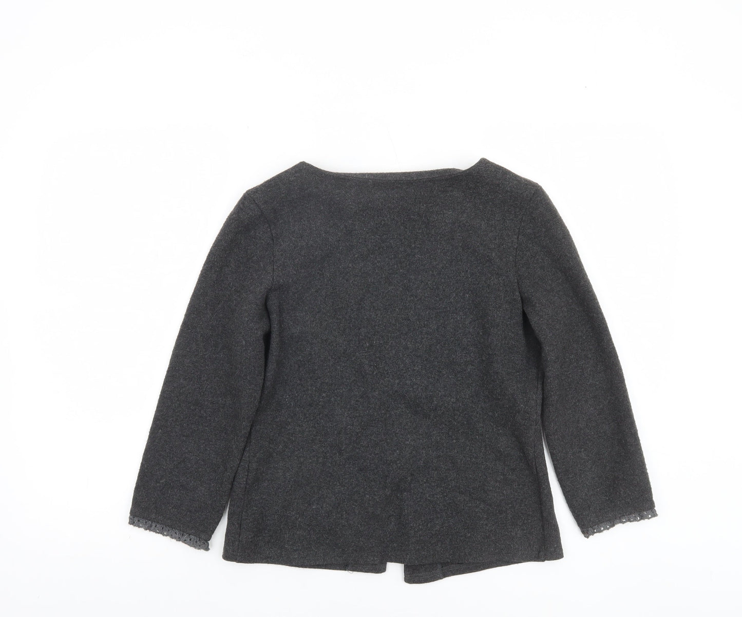 River Island Women’s Grey Cotton Acrylic Cardigan UK 10
