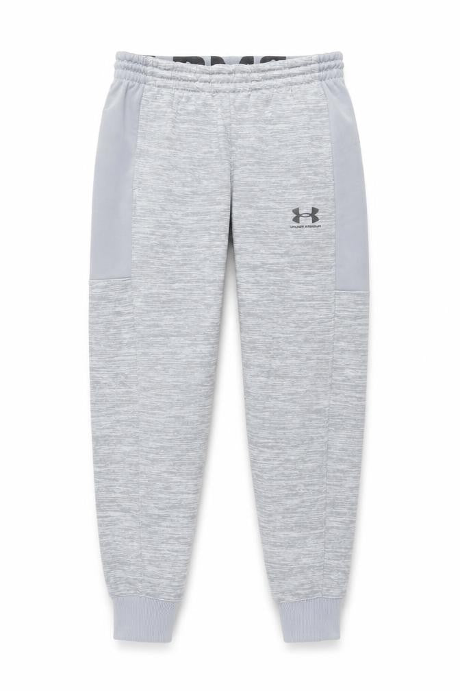 Under Armour Boys Grey ColdGear Jogger Trousers Size L Activewear