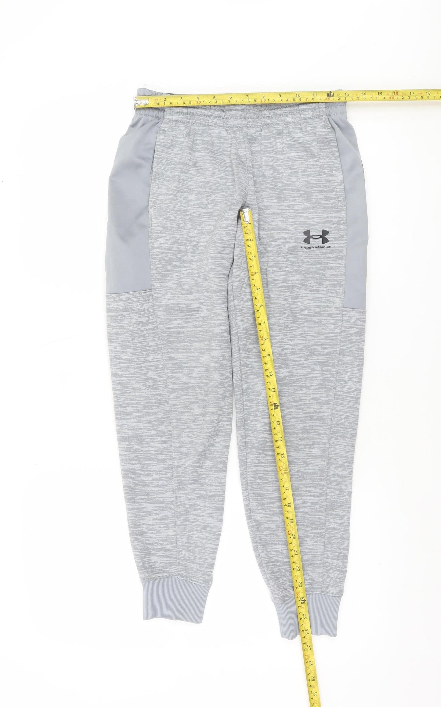 Under Armour Boys Grey ColdGear Jogger Trousers Size L Activewear