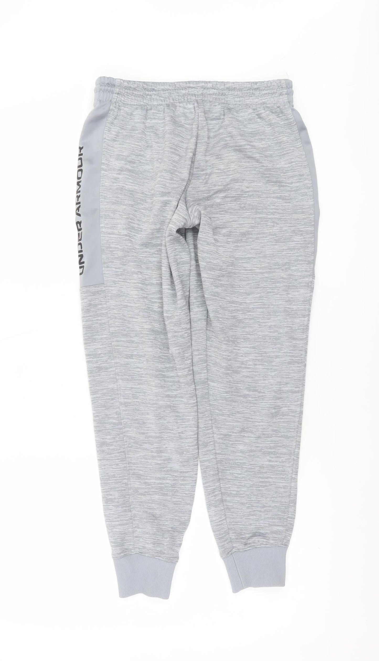 Under Armour Boys Grey ColdGear Jogger Trousers Size L Activewear