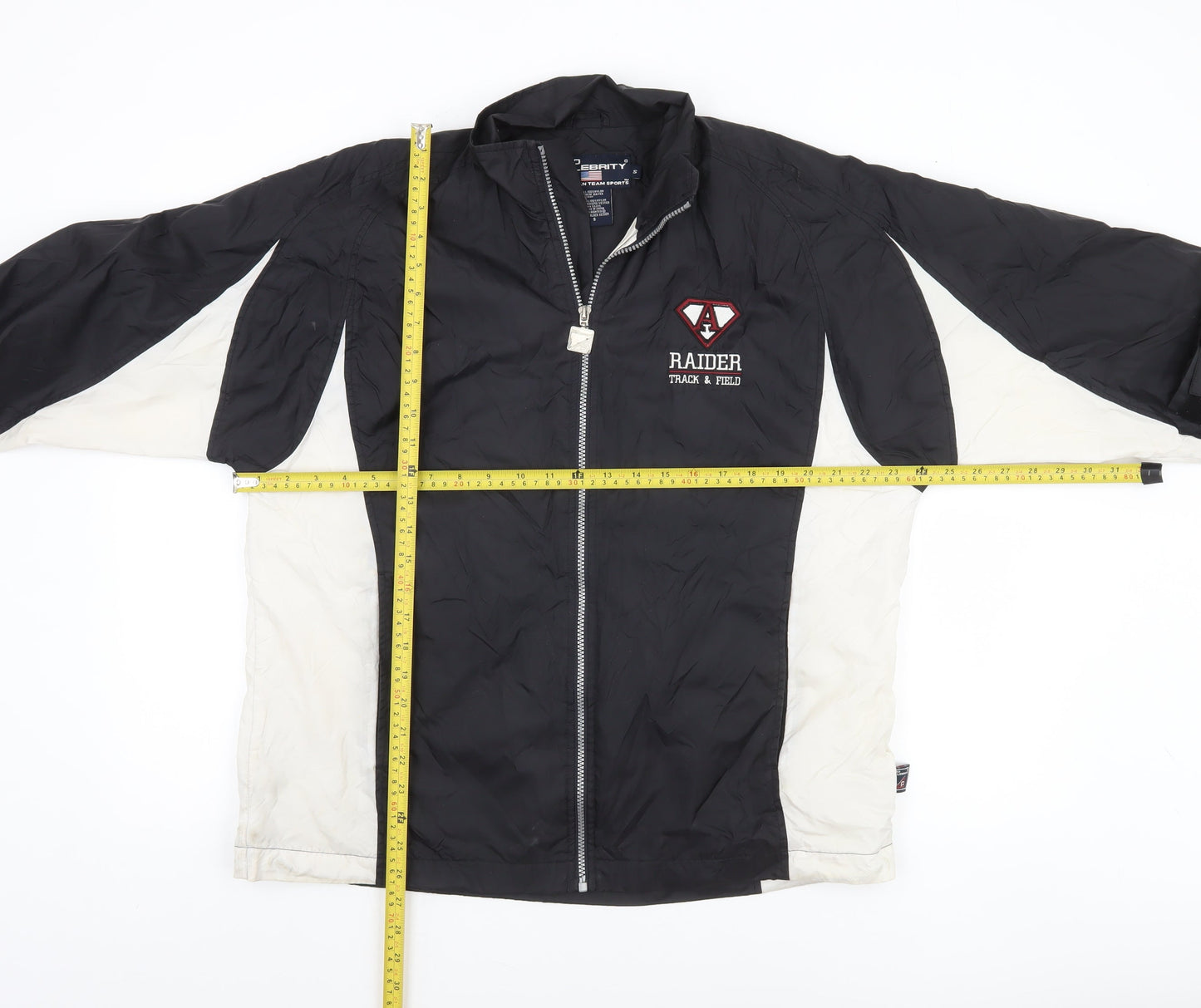 Pro Celebrity Men's Black Windbreaker Jacket S Track & Field Sport