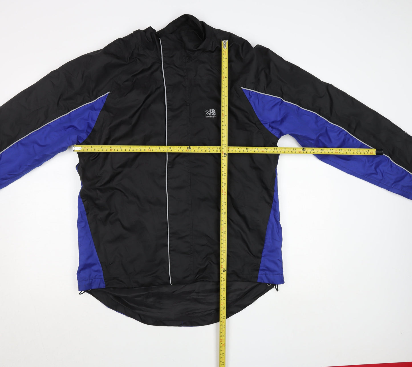 Karrimor Mens Black M Reflective Cycling Windbreaker Jacket