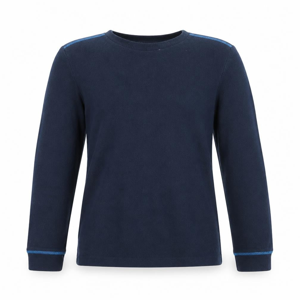 Quechua Boys Blue Fleece Pullover Sweatshirt 10 Years Hiking Warm