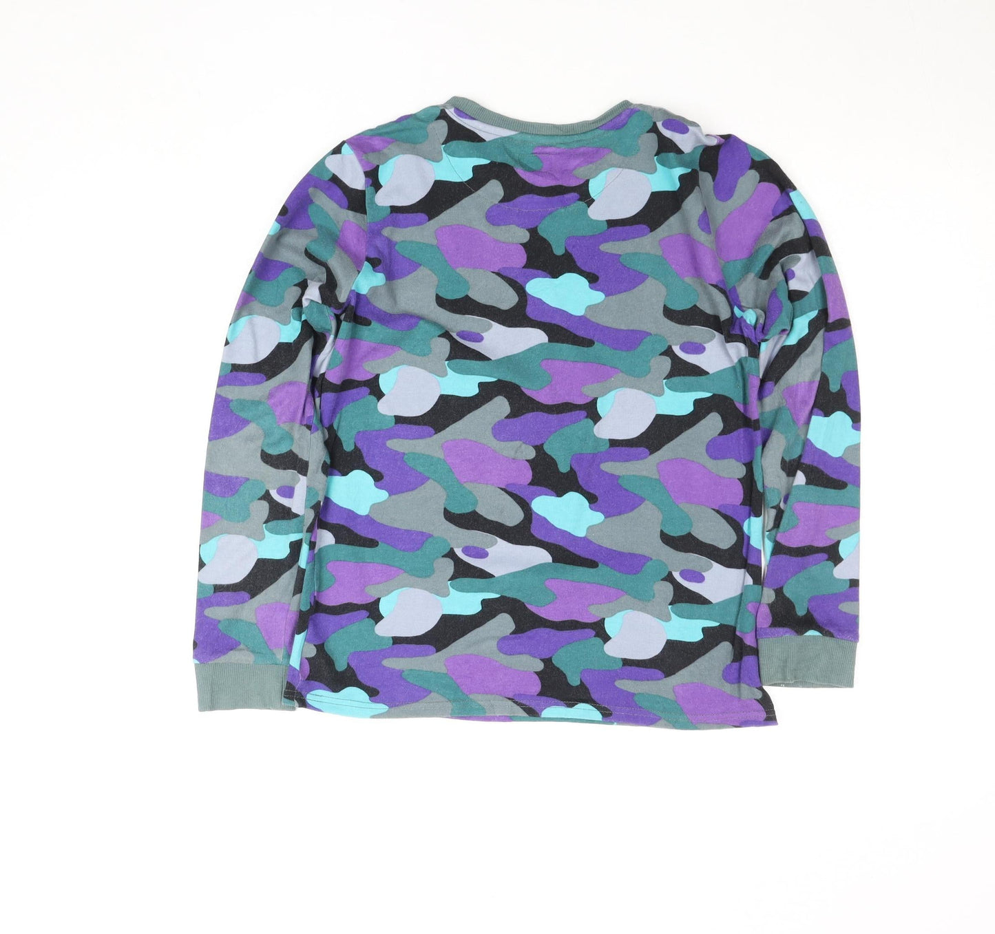 NEXT Teens Multicoloured Camouflage Cotton Long Sleeve Top 13yrs