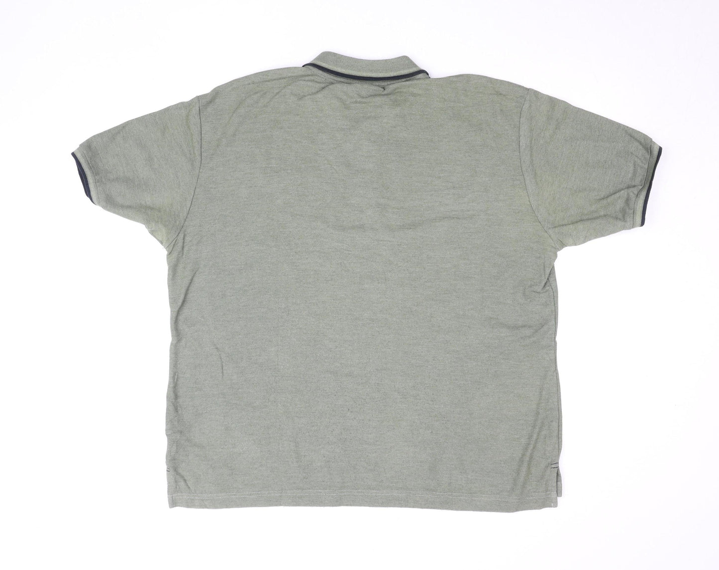 Slazenger Men's Green L Polo Shirt Regular Fit Collared
