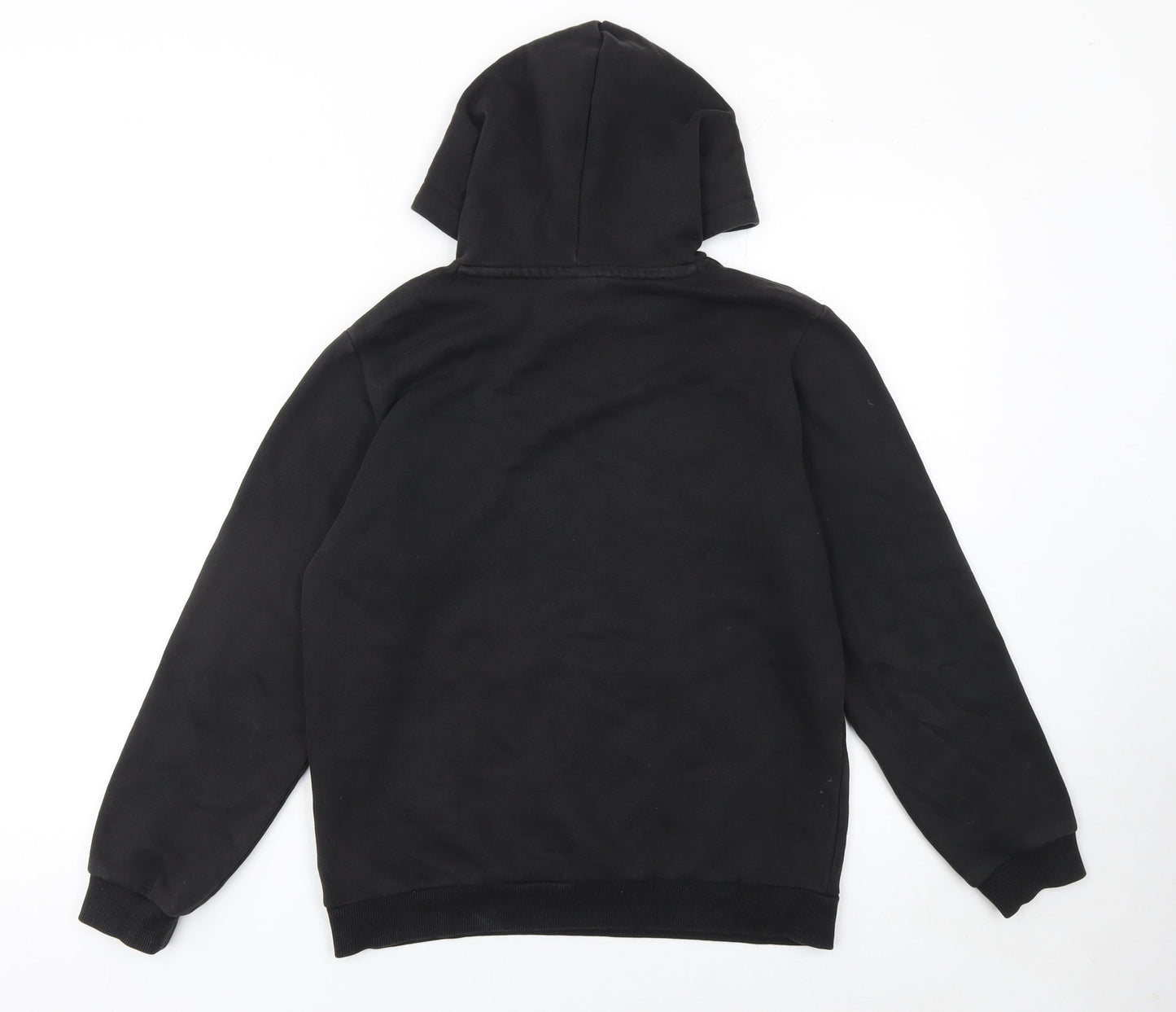 Puma Boys Black Pullover Hoodie 13-14 Years Graphic Sportswear