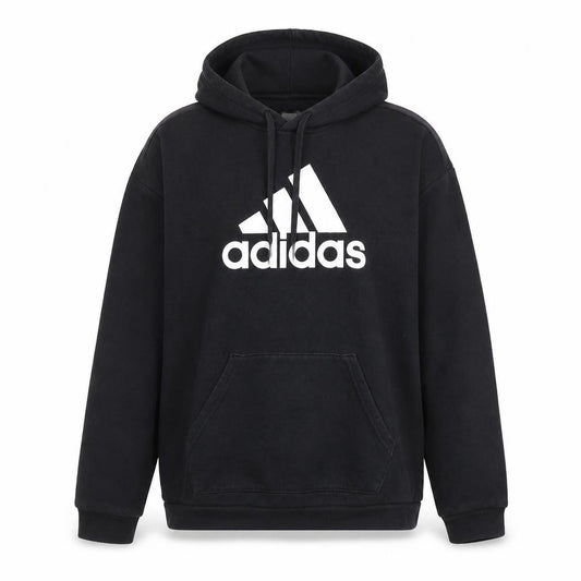 Adidas Women Black Small Pullover Hoodie Sweatshirt Cotton Logo