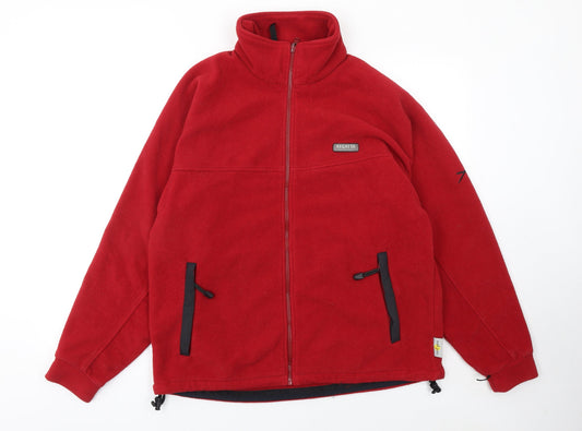 Regatta Men's Red Fleece Windbreaker Jacket Size S 38in